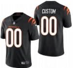 Cincinnati Bengals Customized Limited Black 2021 Vapor Jersey