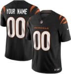 Cincinnati Bengals Customized Limited Black FUSE Vapor Jersey