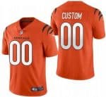 Cincinnati Bengals Customized Limited Orange 2021 Vapor Jersey