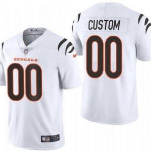 Cincinnati Bengals Customized Limited White 2021 Vapor Jersey