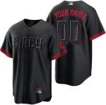 Cincinnati Reds Customized Black City Connect Cool Base Jersey