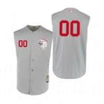 Cincinnati Reds Customized Gray 1956 Cooperstown Throwback Cool Base Jersey