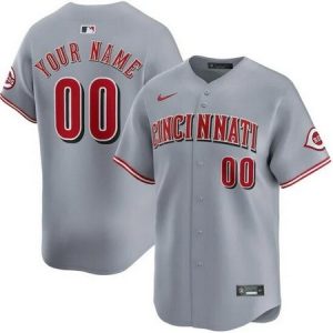 Cincinnati Reds Customized Gray Limited Jersey