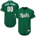 Cincinnati Reds Customized Green Celtic FlexBase Jersey
