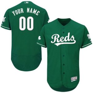 Cincinnati Reds Customized Green Celtic FlexBase Jersey
