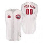 Cincinnati Reds Customized White 1961 Turn Back The Clock Jersey