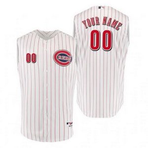 Cincinnati Reds Customized White 1961 Turn Back The Clock Jersey