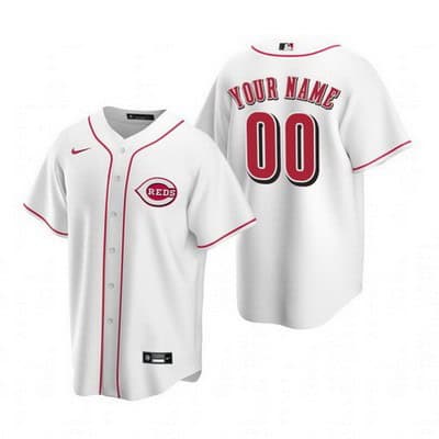 Cincinnati Reds Customized White 2020 Cool Base Jersey