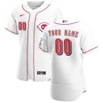 Cincinnati Reds Customized White 2020 FlexBase Jersey