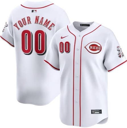 Cincinnati Reds Customized White Limited Jersey