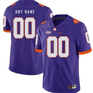 Clemson Tigers Customized Purple Rush College Football Jersey
