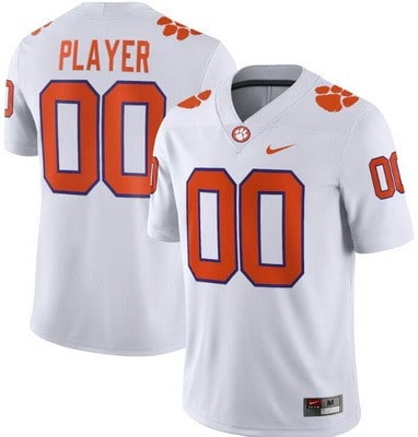 Clemson Tigers Customized Purple White College Football Jersey