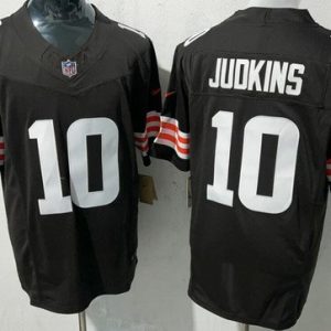 Cleveland Browns #10 Quinshon Judkins Limited Brown FUSE Vapor Jersey