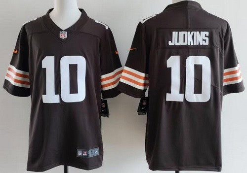 Cleveland Browns #10 Quinshon Judkins Limited Brown Vapor Jersey
