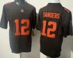 Cleveland Browns #12 Shedeur Sanders Limited Brown Alternate FUSE Vapor Jersey