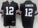Cleveland Browns #12 Shedeur Sanders Limited Brown Vapor Jersey