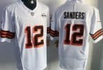 Cleveland Browns #12 Shedeur Sanders Limited White Alternate FUSE Vapor Jersey