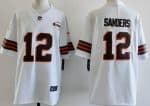 Cleveland Browns #12 Shedeur Sanders Limited White Alternate Vapor Jersey