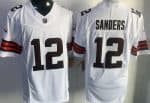 Cleveland Browns #12 Shedeur Sanders Limited White FUSE Vapor Jersey