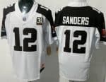 Cleveland Browns #12 Shedeur Sanders Limited White Thanksgiving FUSE Vapor Jersey