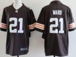 Cleveland Browns #21 Denzel Ward Limited Brown Vapor Jersey