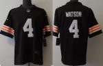 Cleveland Browns #4 Deshaun Watson Limited Brown Vapor Jersey