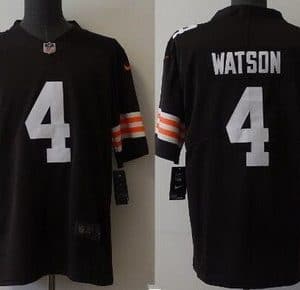 Cleveland Browns #4 Deshaun Watson Limited Brown Vapor Jersey