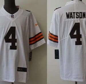 Cleveland Browns #4 Deshaun Watson Limited White Vapor Jersey