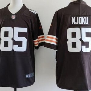 Cleveland Browns #85 David Njoku Limited Brown Vapor Jersey