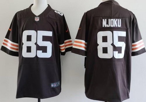 Cleveland Browns #85 David Njoku Limited Brown Vapor Jersey