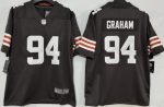 Cleveland Browns #94 Mason Graham Limited Brown Vapor Jersey