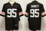 Cleveland Browns #95 Myles Garrett Limited Brown 2020 Vapor Untouchable Jersey