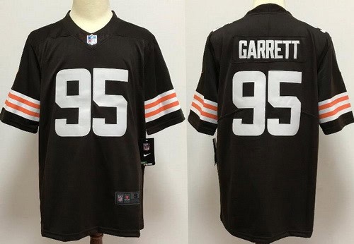 Cleveland Browns #95 Myles Garrett Limited Brown 2020 Vapor Untouchable Jersey