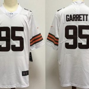 Cleveland Browns #95 Myles Garrett Limited White 2020 Vapor Untouchable Jersey