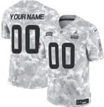 Cleveland Browns Customized Limited Arctic Camo 2024 Salute to Service Jersey