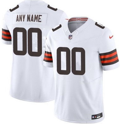 Cleveland Browns Customized Limited White FUSE Vapor Jersey