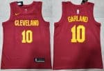 Cleveland Cavaliers #10 Darius Garland Red Icon Swingman Jersey