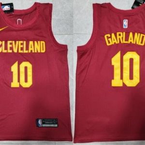 Cleveland Cavaliers #10 Darius Garland Red Icon Swingman Jersey