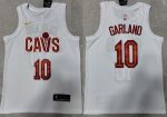 Cleveland Cavaliers #10 Darius Garland White Icon Swingman Jersey