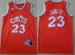 Cleveland Cavaliers #23 LeBron James Orange Hollywood Classic Swingman Jersey