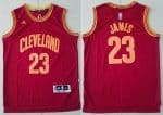 Cleveland Cavaliers #23 LeBron James Red Adidas Swingman Jersey