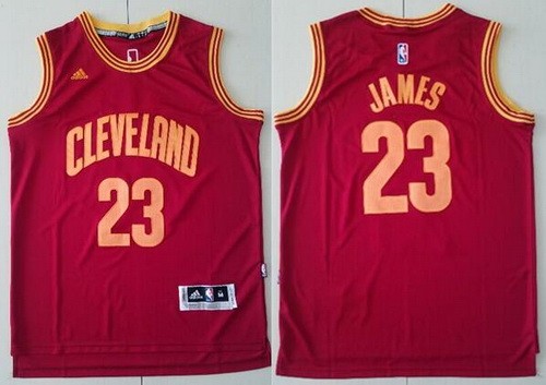Cleveland Cavaliers #23 LeBron James Red Adidas Swingman Jersey