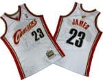 Cleveland Cavaliers #23 LeBron James White 2003 Throwback Swingman Jersey