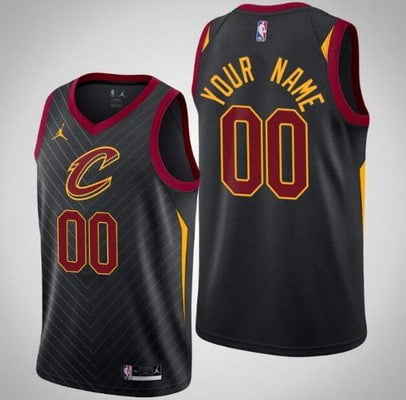 Cleveland Cavaliers Customized Black Statement Icon Swingman Jersey