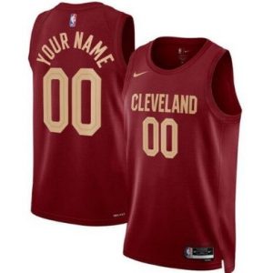 Cleveland Cavaliers Customized Red 2022 Icon Swingman Jersey