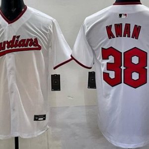 Cleveland Guardians #38 Steven Kwan White Limited Jersey