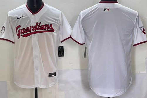 Cleveland Guardians Blank White Limited Jersey