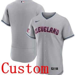 Cleveland Guardians Customized Gray Authentic Jersey