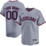 Cleveland Guardians Customized Gray Limited Jersey
