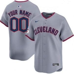 Cleveland Guardians Customized Gray Limited Jersey